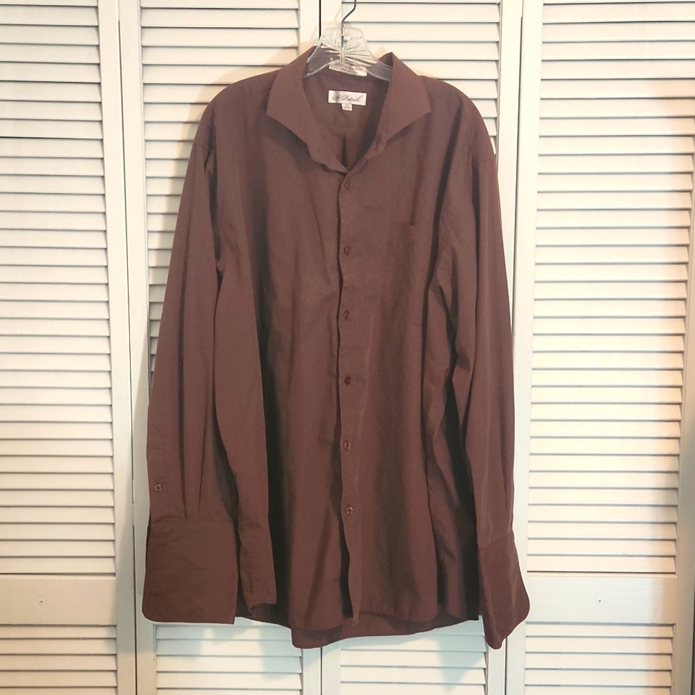 Mens St. Patrick French Cuff Link Dress Shirt
